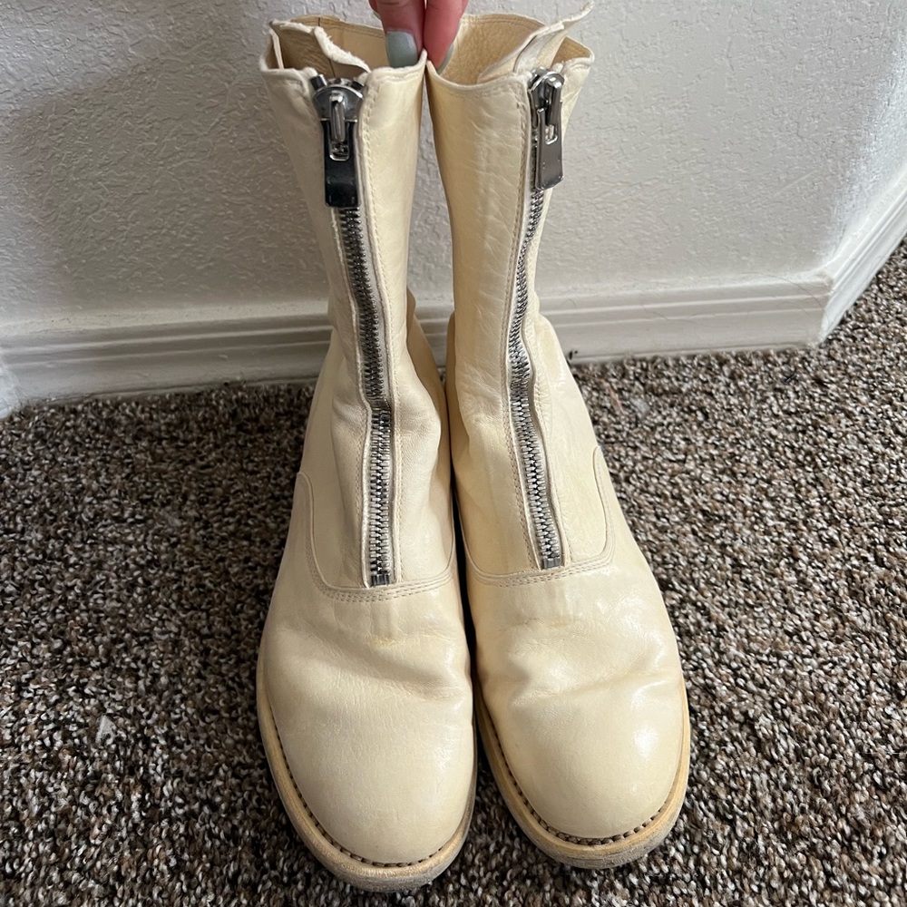 Guidi front zip boot size 36